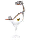 Caribe Fringe Ankle-Wrap 85mm Sandal