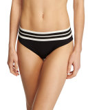 Parallel Hipster Swim Bottom, Black