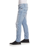 Arc 3D Aged Slim Denim Jeans, Light Blue
