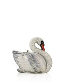 Swan Crystal Minaudiere