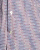 Triangle-Print Sport Shirt, Navy/Red/White