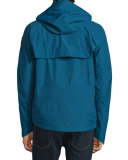 Brunswick Hooded Anorak Jacket, Midnight Blue