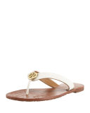 Thora Leather Thong Sandal