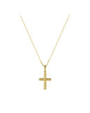 18K CROSS CABLE COLLECT NECK