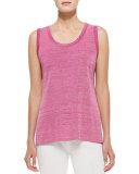 Melange Knit Tank, Plus Size