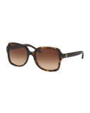 Gradient Square Acetate Sunglasses