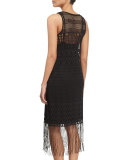 Crystal Cover Crocheted Coverup Dress