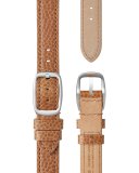 The Canfield 38mm Alligator Strap Watch, Dark Camel