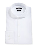 Jason Basic Slim-Fit Solid Stretch Dress Shirt, White