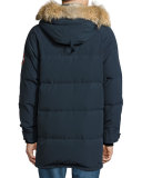 Emory Down Parka with Fur-Trim Hood