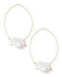 14k Gold Freshwater Pearl Earrings