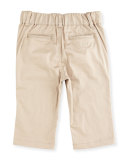 Twill Straight-Leg Pants, Khaki, Size 6-24 Months