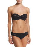 Lattice-Insert Underwire Swim Top