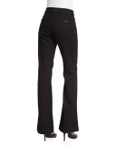 Flare-Leg Jeans, Black 