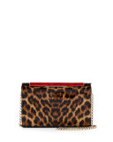 Vanite Small Leopard-Print Clutch Bag