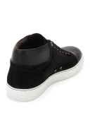 Captoe High-Top Sneaker, Black
