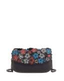 Chain Tea Rose Clutch Bag