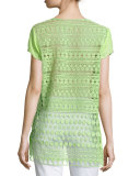 Harva Crochet-Back Top