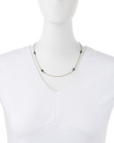 New World Crivelli-Station Necklace with Champagne Diamonds