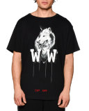 Othello's Wolf Short-Sleeve Graphic T-Shirt, Black