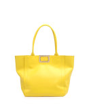 Ines Medium Shopping Bag, Yellow