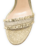 Caribe Fringe Ankle-Wrap 85mm Sandal