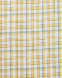 Check Woven Dress Shirt, Yellow/Green