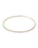 Baguette Diamond Collar Necklace in 18K Rose Gold