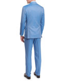 Check Woven Dress Shirt, Blue