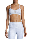 Goddess Mesh-Panel Sports Bra