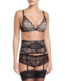 Présage Lace Hipster Briefs, Black
