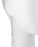 18k Glamazon Stardust Elongated Earrings with Diamonds