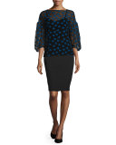Danielle Pencil Skirt, Black