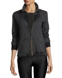 Pace Zip-Front Track Jacket, Gray