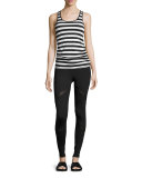 Impact High-Waist Athletic Leggings, Black
