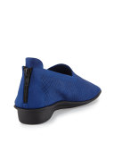 Eadan Open-Toe Demi-Wedge Sandal, Bluette