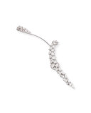 18k White Gold Diamond Climber Single Earring (Left)