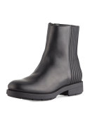 Lorraine Weatherproof Leather Bootie, Black
