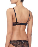 J'Avoue Sheer-Lace Demi Cup Bra, Aveux Rose