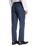 Jake W Searle Wool Slim Trousers, Navy