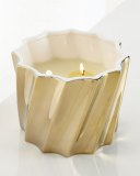 Golden Fluted Candle
