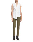 Blossom Biker Pants, Army Green
