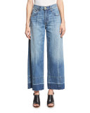 The Wide Leg Crop Jeans w/Released Hem, Old Soul