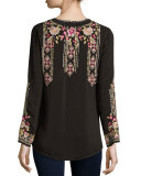 Fabio Embroidered Blouse