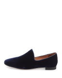 Piper Velvet Smoking Loafer, Midnight