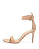 Portofino Leather Ankle-Strap 85mm Sandal