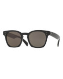 Byredo Square Monochromatic Sunglasses, Black