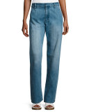 Slouchy Straight-Leg Jeans