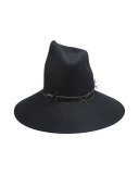 Drake Asymmetric Felt Hat, Brandy