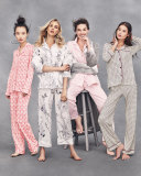 Solid Sateen Two-Piece Pajama Set, Blush Pink